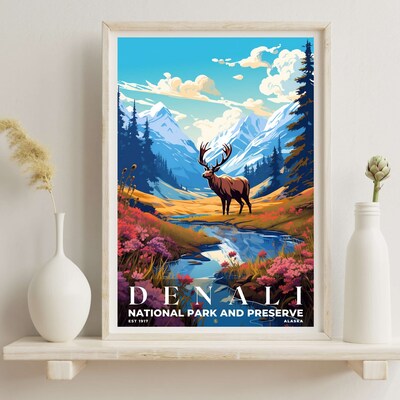 Denali National Park and Preserve Poster, Travel Art, Office Poster, Home Decor | S7 - image6